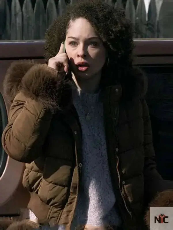 Sherry Dope Thief S01 Brown Fur Jacket