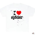 Sp5der I Heart SP5DER White Tee