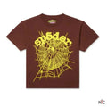 Sp5der OG Web Brown Tee