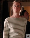 Speak No Evil 2024 Mackenzie Davis Stripe Shirt