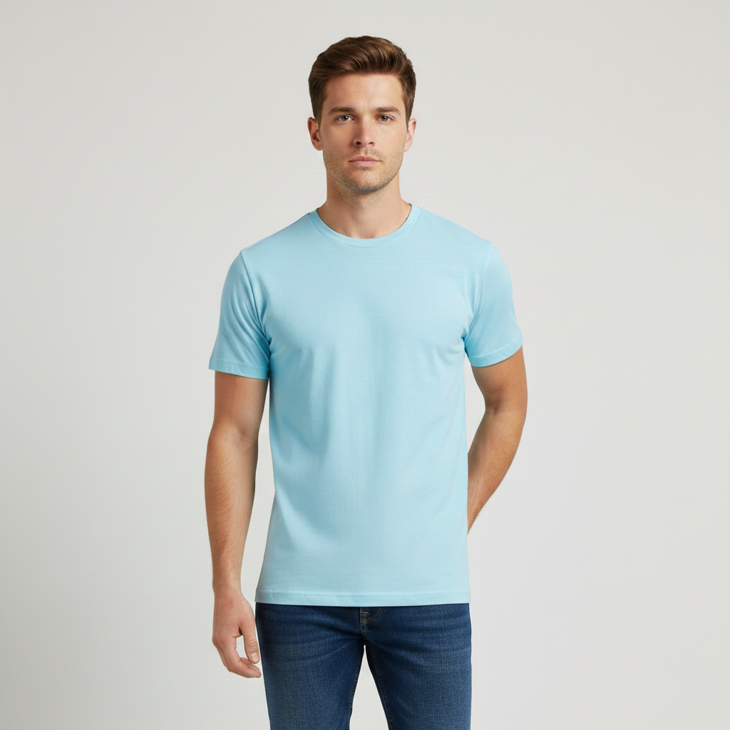 Primakind Retro Ring-Spun Crew Neck T-Shirt 2100
