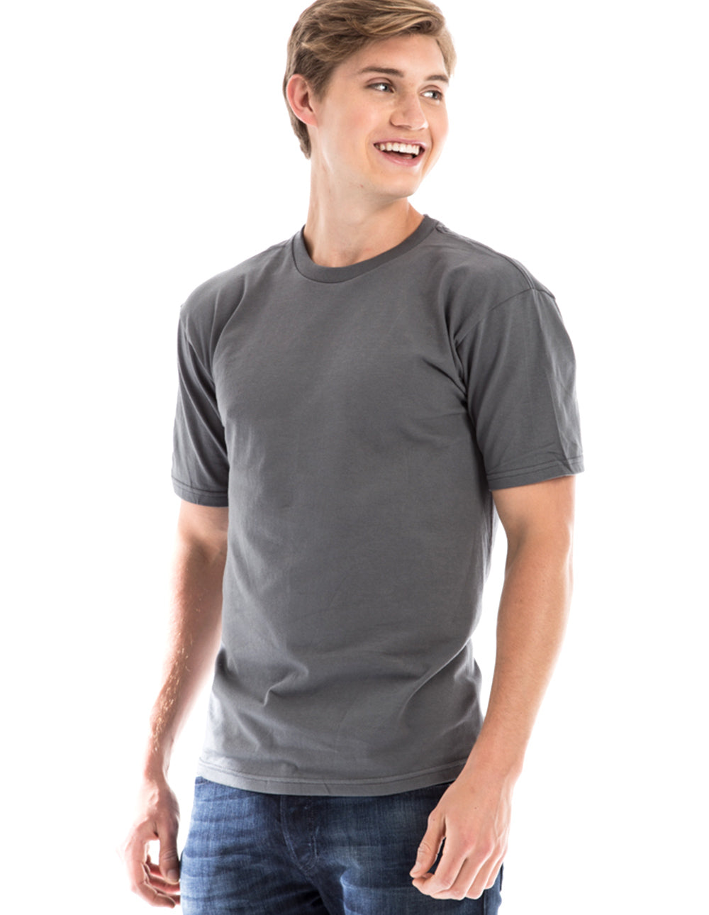 Primakind Retro Ring-Spun Crew Neck T-Shirt 2100