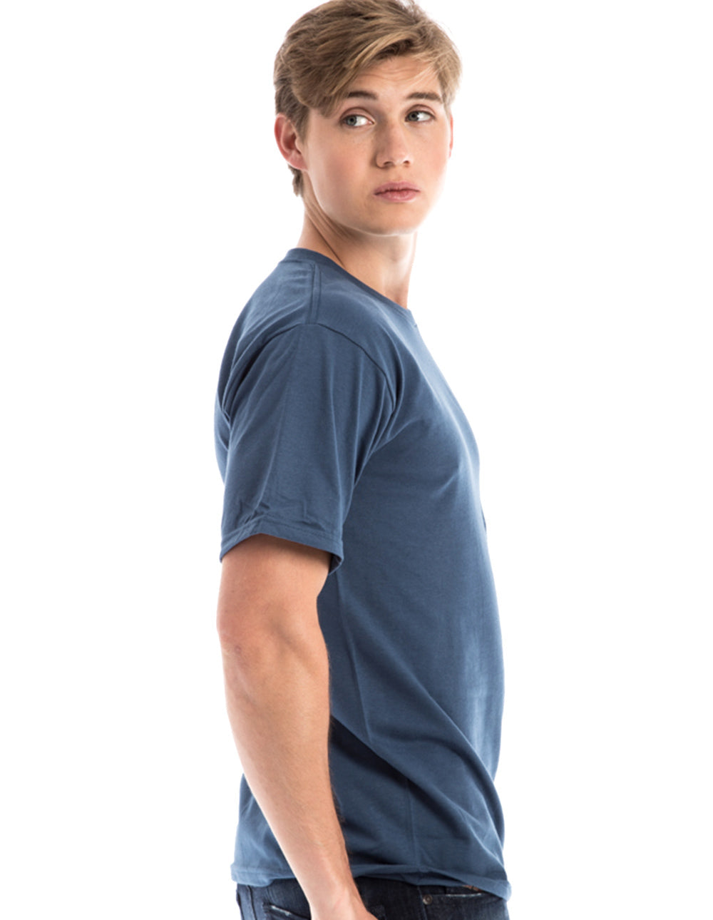 Primakind Retro Ring-Spun Crew Neck T-Shirt 2100
