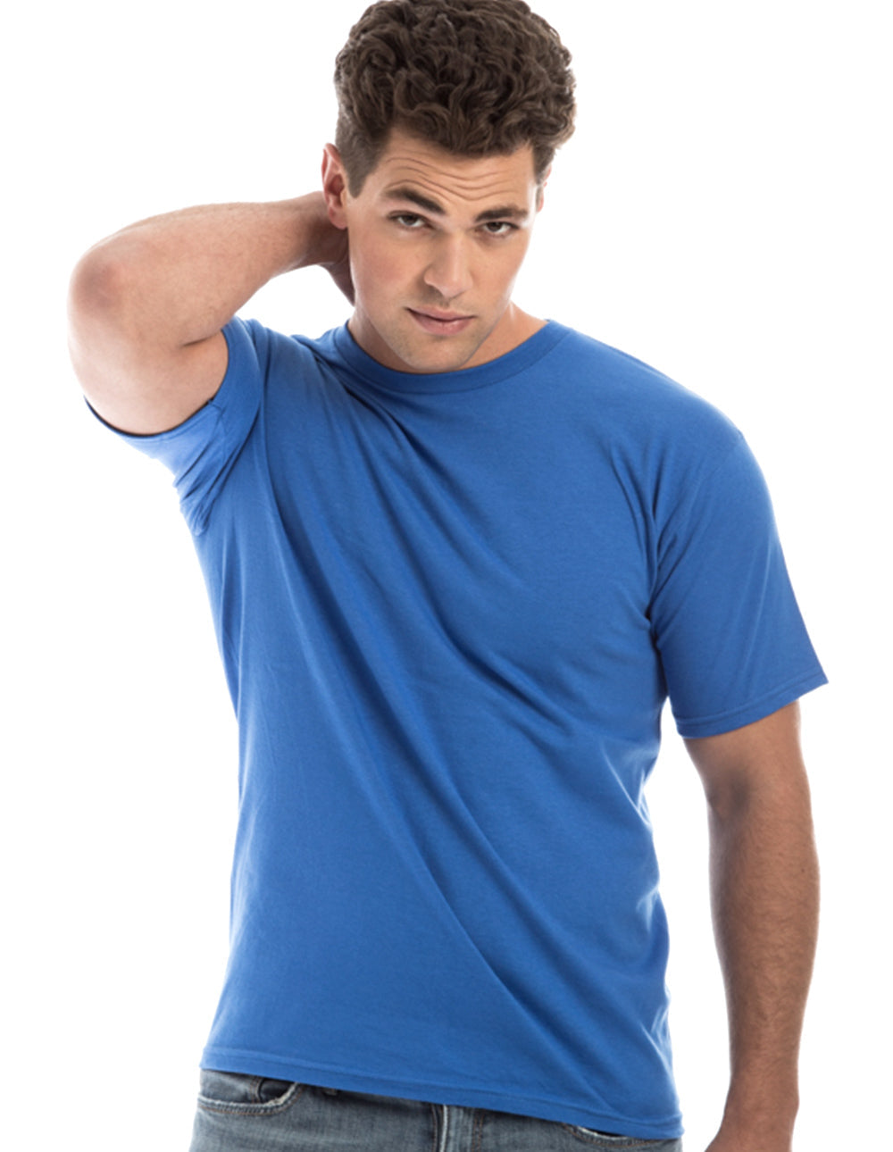 Primakind Retro Ring-Spun Crew Neck T-Shirt 2100