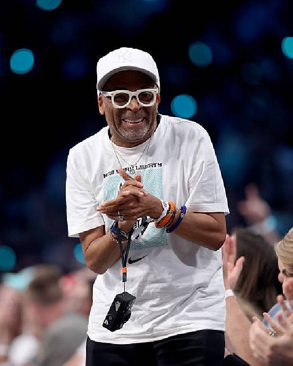 Spike Lee WNBA playoffs White Shirt