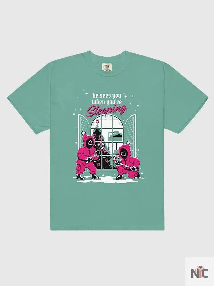 Squid Game He Sees You When You’re Sleeping T-Shirt