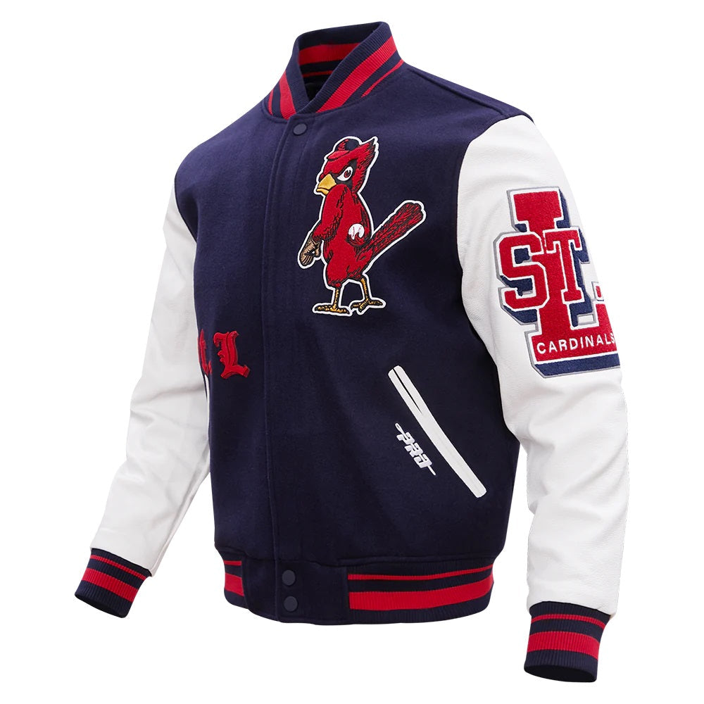 St. Louis Cardinals Old English Varsity Jacket