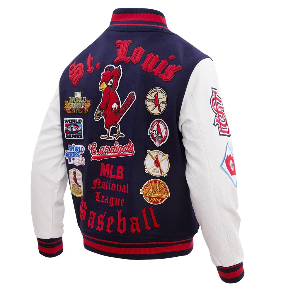 St. Louis Cardinals Old English Varsity Jacket