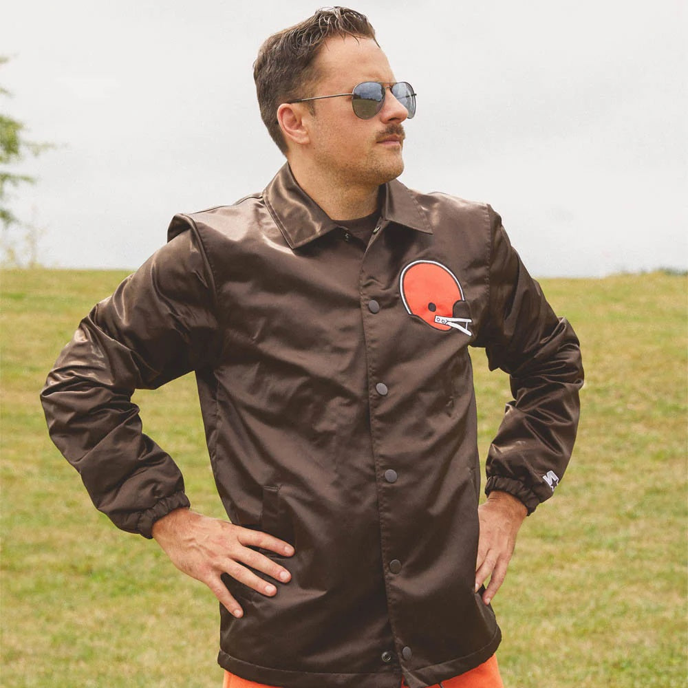 Starter Browns Coach Jacket