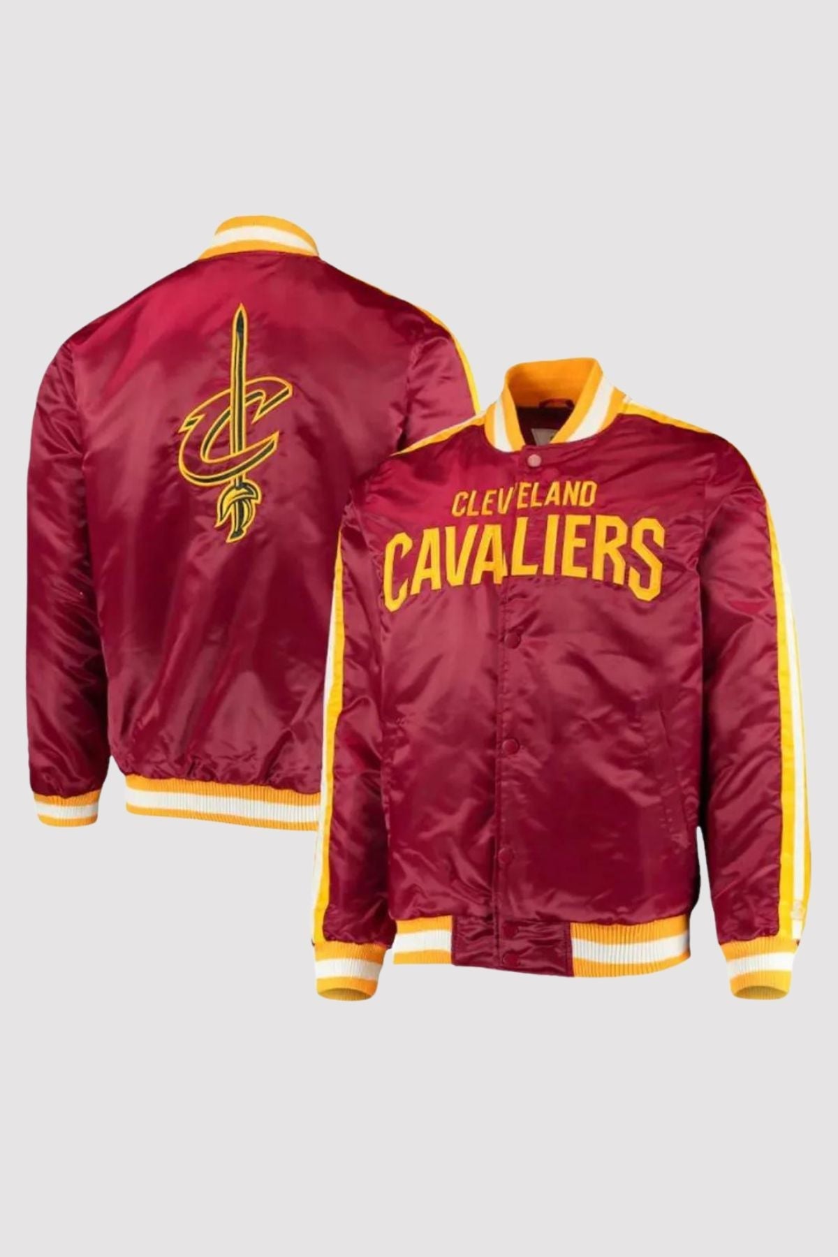 Starter Cleveland Cavaliers Maroon Varsity Jacket