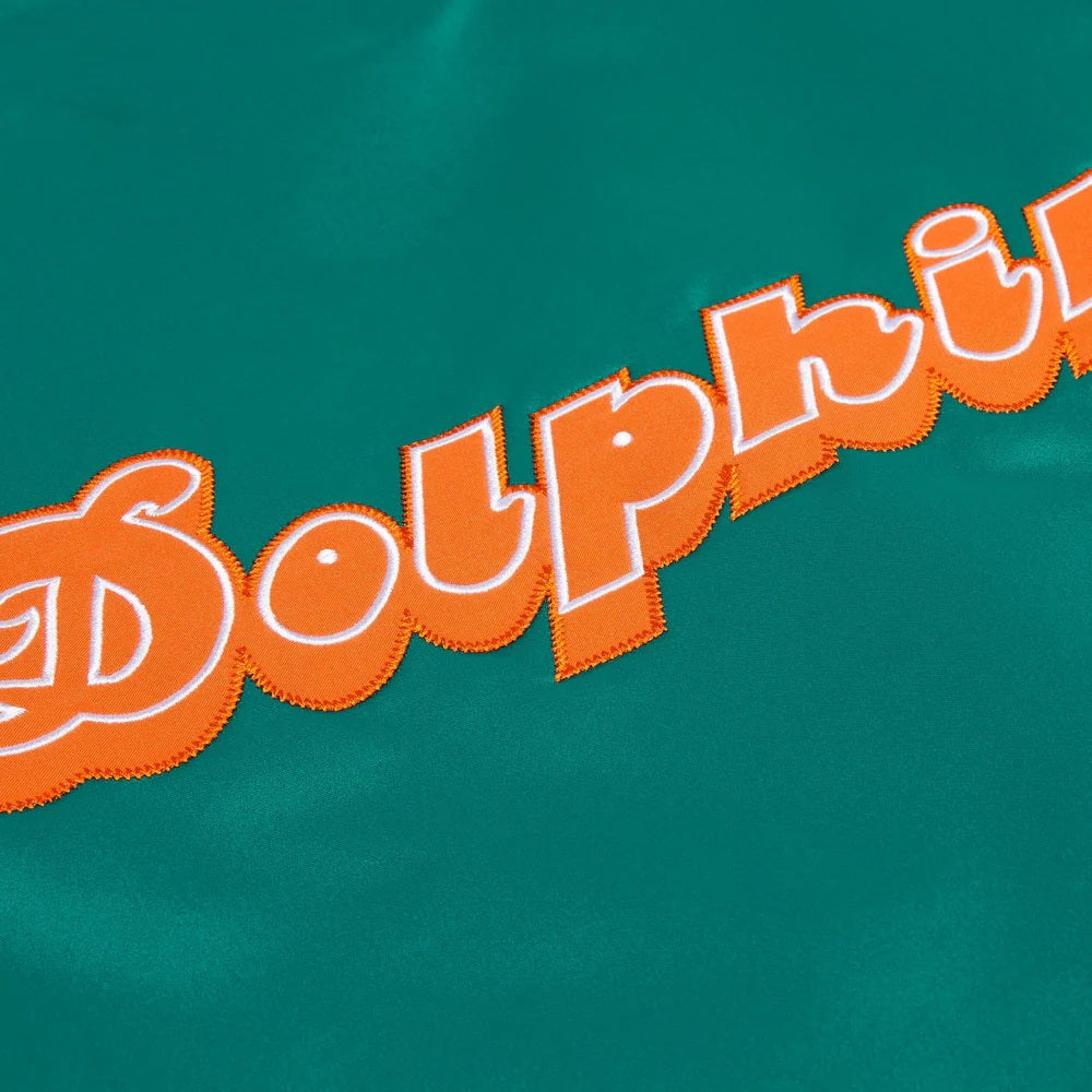 Starter Miami Dolphins Heavyweight Satin Jacket