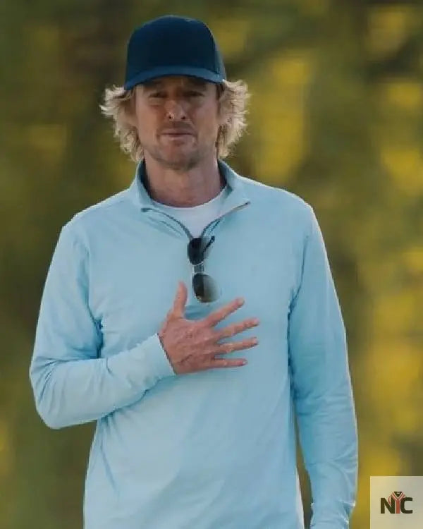 Stick Owen Wilson Long Sleeve Polo Shirt