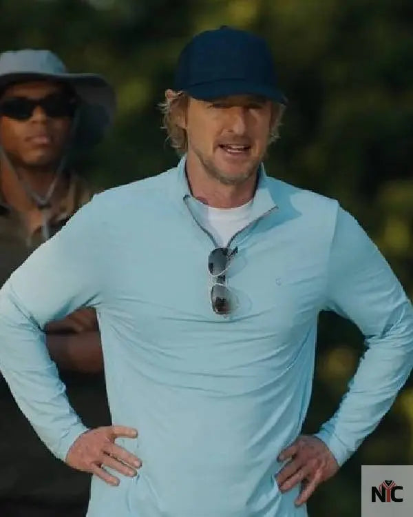 Stick Owen Wilson Long Sleeve Polo Shirt