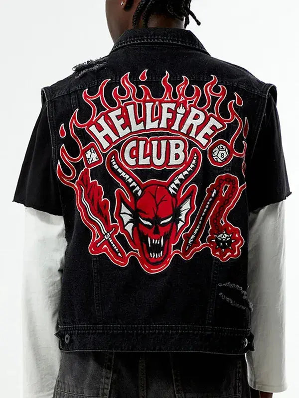 Stranger Things Dungeon Master Denim Vest