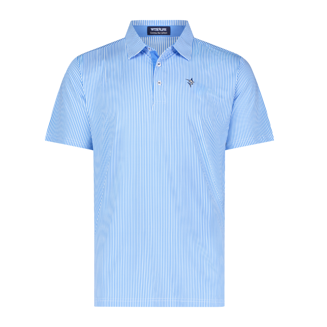 Primakind Striper Performance Polo | Lightweight