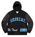 Supreme King Hooded Varsity Jacket