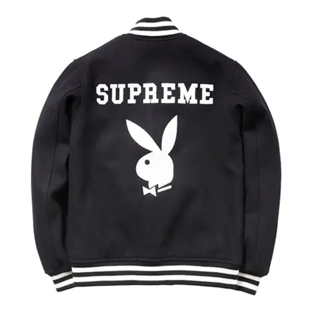 Supreme Playboy Wool Varsity Jacket