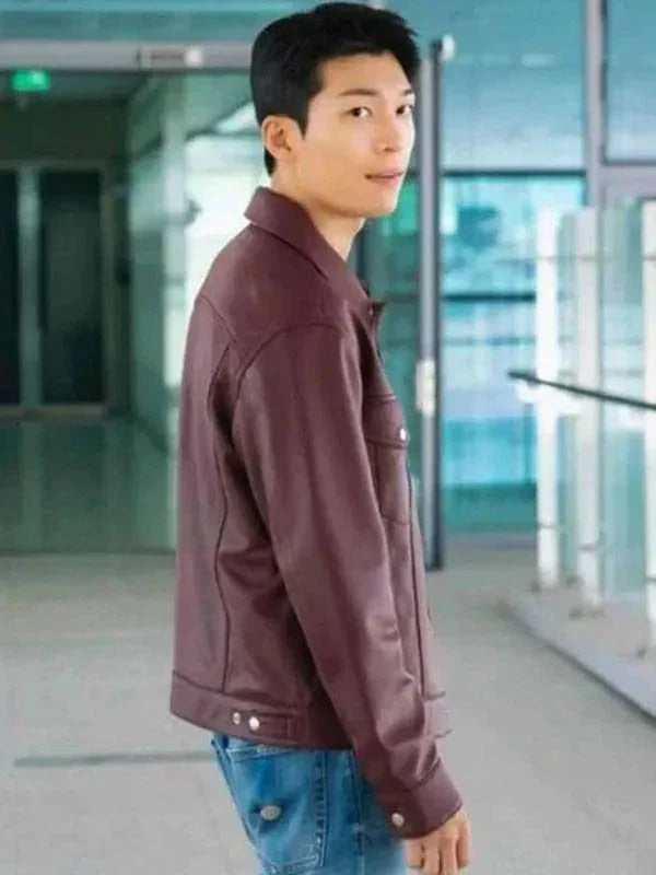 Wi Ha-joon Bad and Crazy Leather Jacket