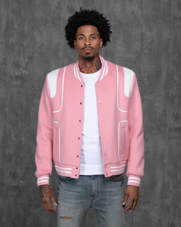 Caught In The Act Double Life Tamar Braxton Pink Varsity Jacket