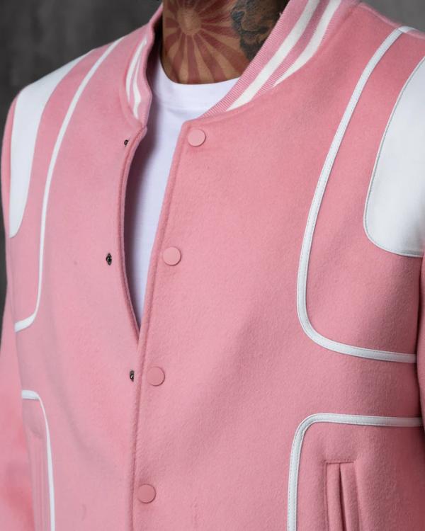 Caught In The Act Double Life Tamar Braxton Pink Varsity Jacket