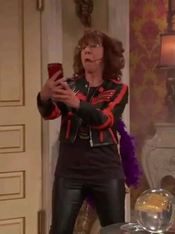 Mindy Sterling Ravens Home Leather Jacket