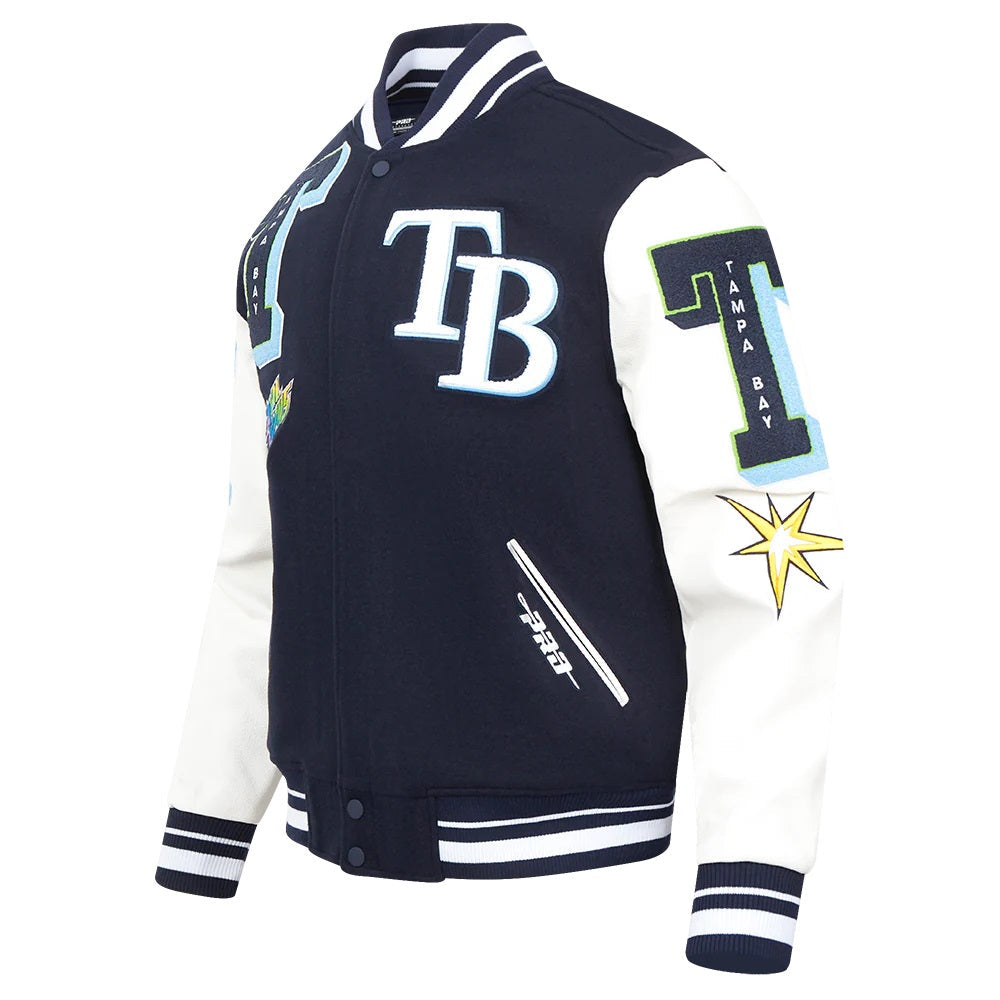Tampa Bay Rays Mashup Varsity Jacket