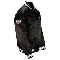 Texas Rattlers Satin Starter Jacket - Black