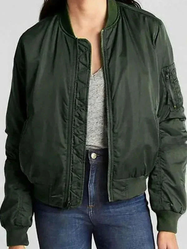 The Sandman Lyta Hall Green Bomber Jacket