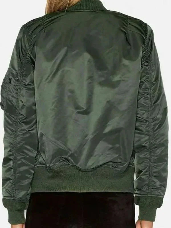 The Sandman Lyta Hall Green Bomber Jacket