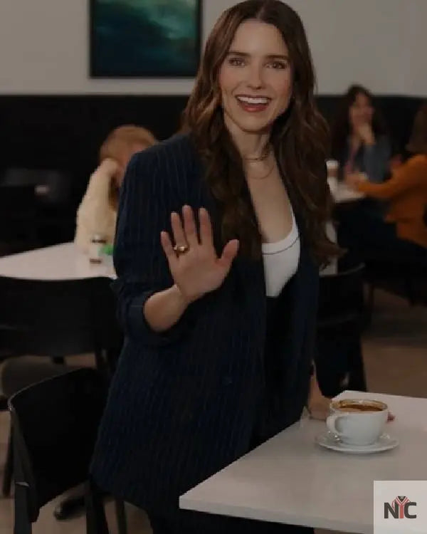 The Stranger in My Home Sophia Bush Striped Blazer