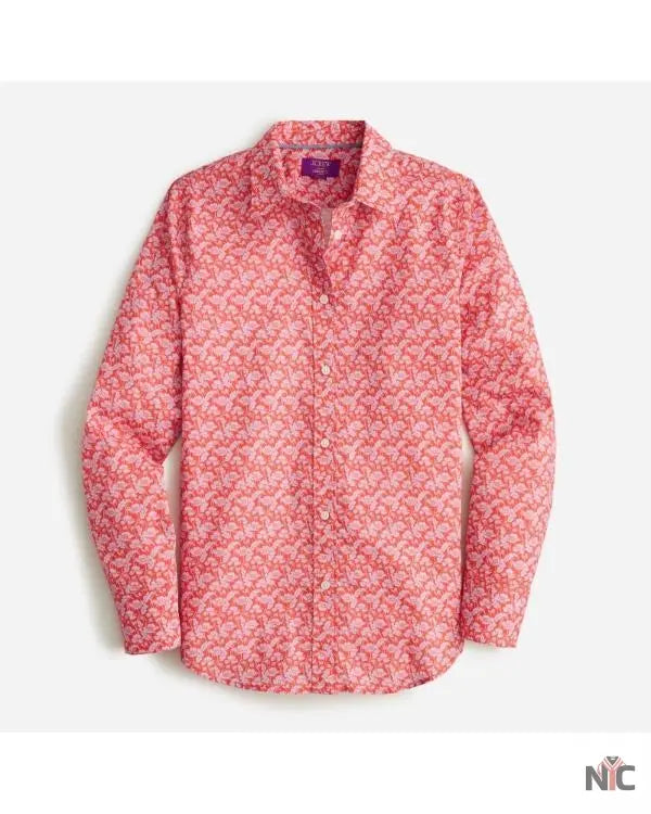 The Today Show 2025 Kathy Park Red Floral Printed Shirt