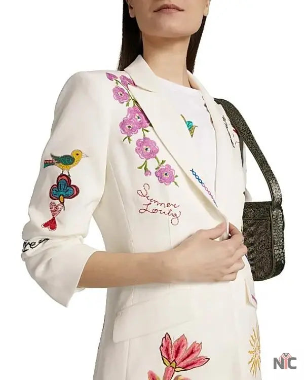 The Today Show Trisha Yearwood Summer Love White Blazer