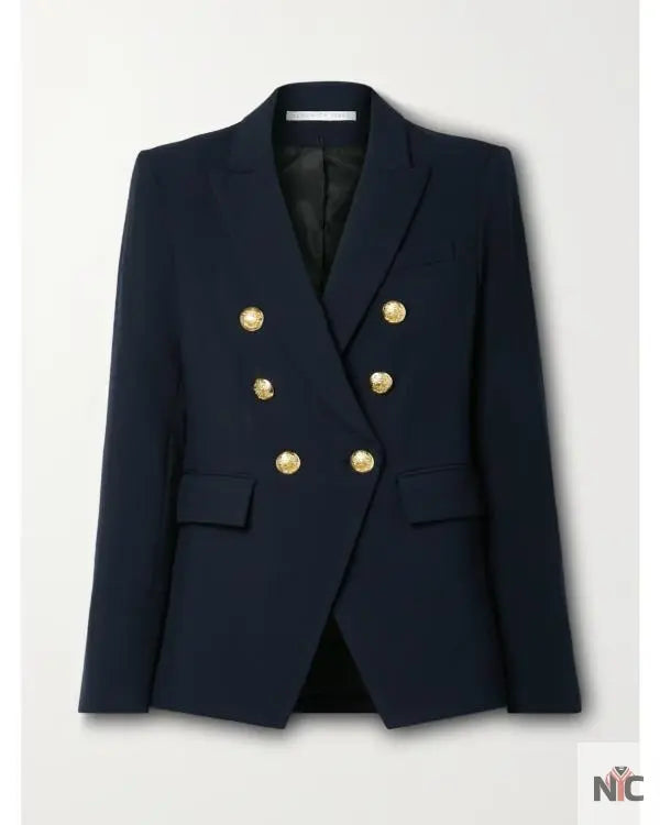The View 2025 Joy Behar Blue Double Breasted Blazer