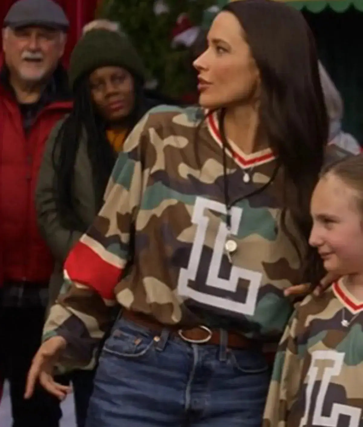 The Christmas Cup Rhiannon Fish Striped Camo Jersey
