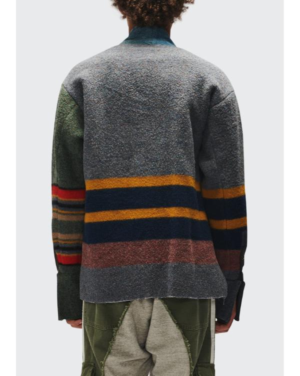 The Four Seasons S02 Coleman Domingo Stripe Kimono Jacket