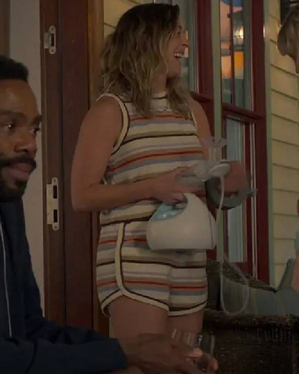 The Four Seasons S02 Erika Henningsen Striped Pajamas