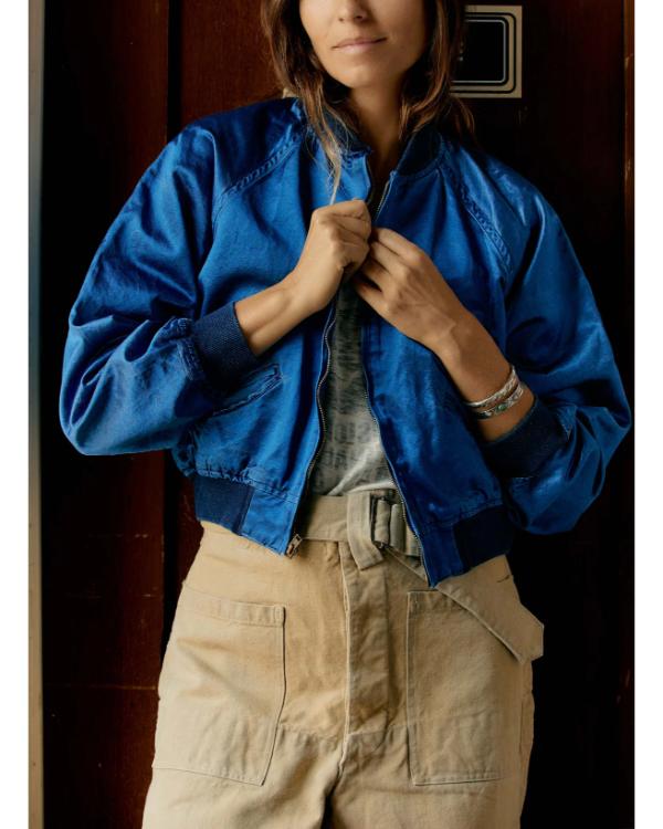 The Four Seasons S02 Kerri Kenney Blue Satin Jacket