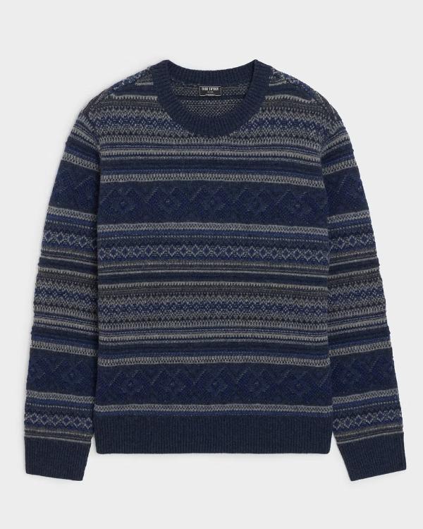 The Four Seasons S02 Will Forte Fair Isle Crewneck Sweater