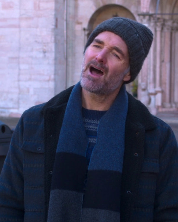 The Four Seasons S02 Will Forte Printed Fleece Jacket