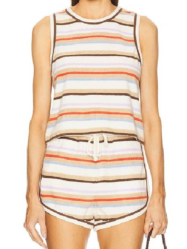 The Four Seasons S2 Erika Henningsen Striped Pajamas