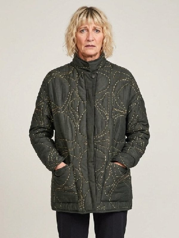 The Four Seasons S2 Kerri Kenney Charcoal Quilted Jacket