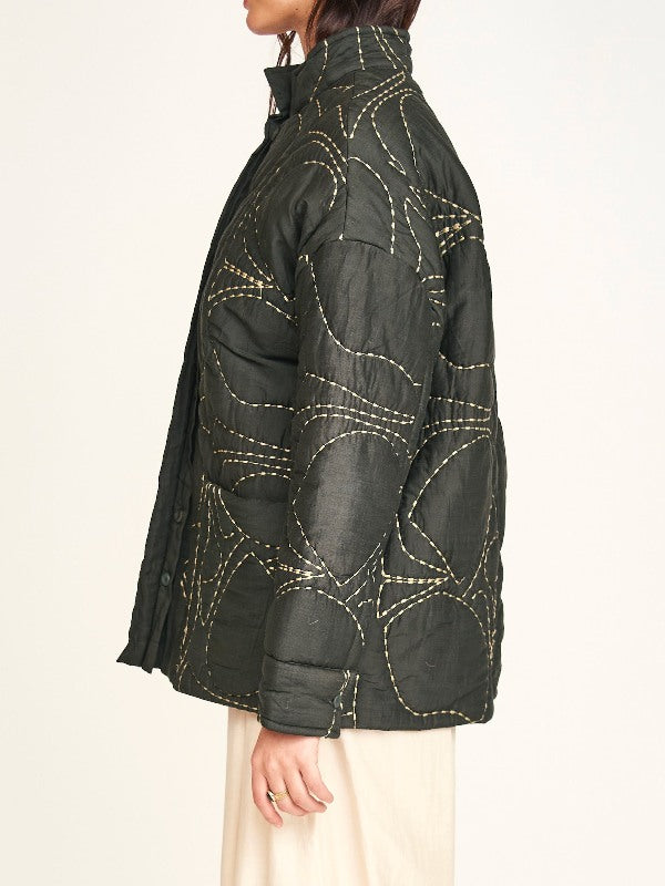 The Four Seasons S2 Kerri Kenney Charcoal Quilted Jacket