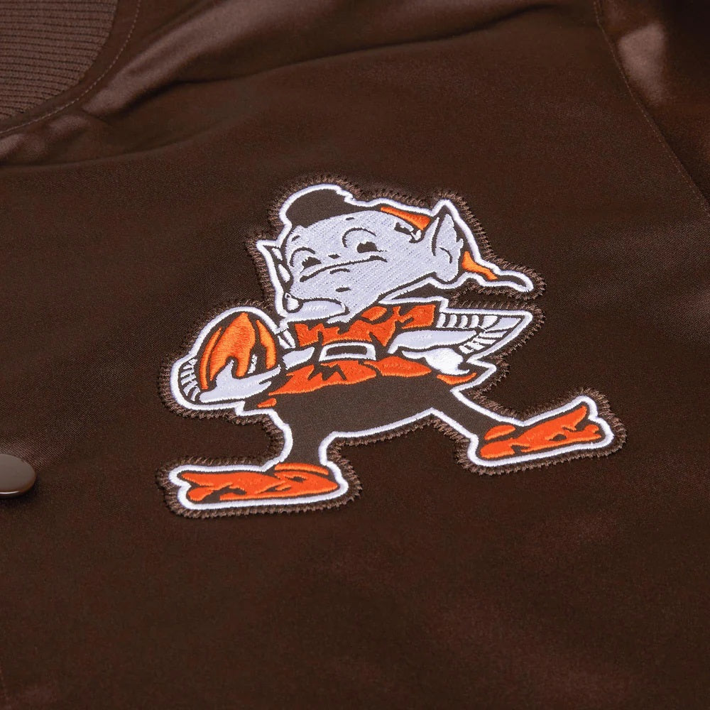 Starter Cleveland Browns Heavyweight Satin Jacket