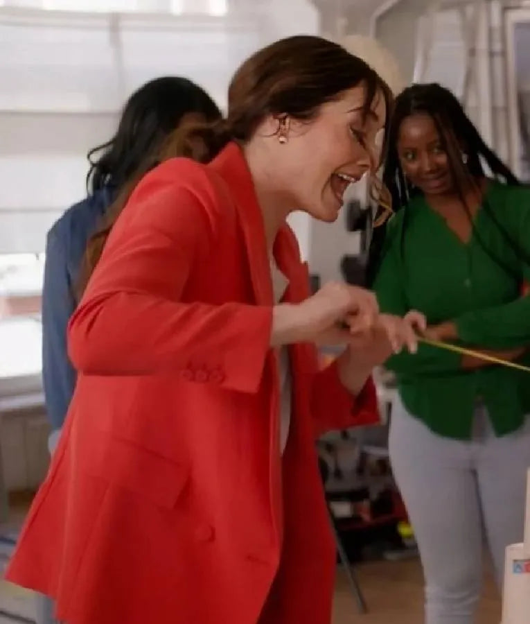 The Royal We Mallory Jansen Red Blazer