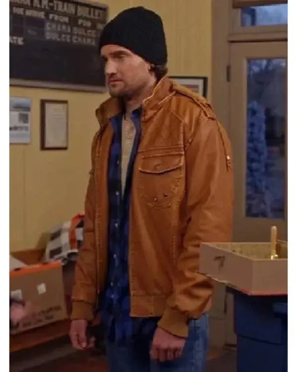 The Spirit Of Christmas Station 2025 Chase Garland Leather Jacket