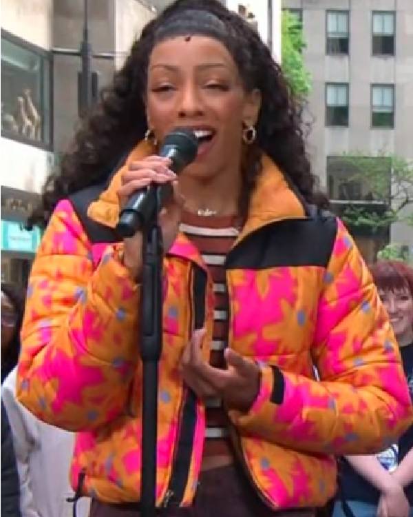 The Today Show Christiani Pitts Flower Puffer Jacket