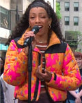 The Today Show Christiani Pitts Flower Puffer Jacket