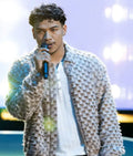 The Voice S27 Ricardo Moreno Brown Checkerboard Jacket