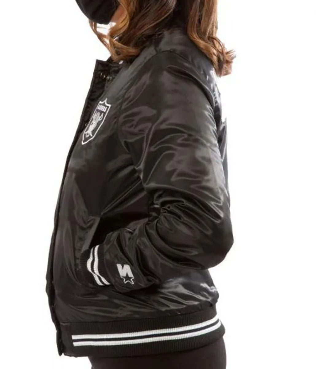 Women’s Raiders Las Vegas Satin Starter Jacket