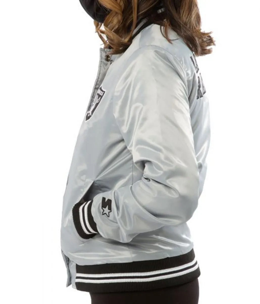 Women’s Raiders Las Vegas Satin Starter Jacket